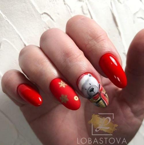 Модные мастера нейл - арта поражают обилием идей для создания зимнего дизайна. 08