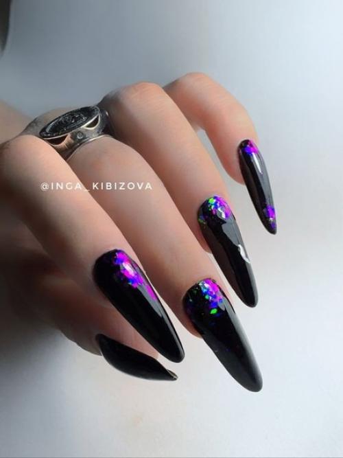 Прекрасный выбор маникюра, на длинные ногти. 02