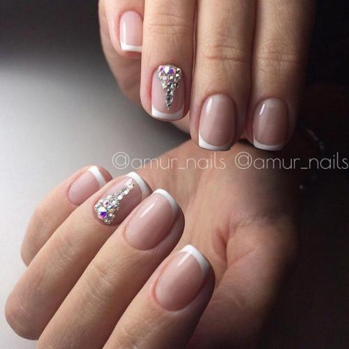 Обычный французский маникюр, это скучно. 02