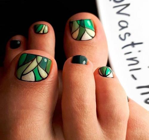 10 оригинальных идей дизайна педикюра, для милых дам. 05