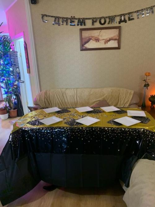 В этот юбилей я решила всё сделать в одном формате Черно - Золотой стиль. 02