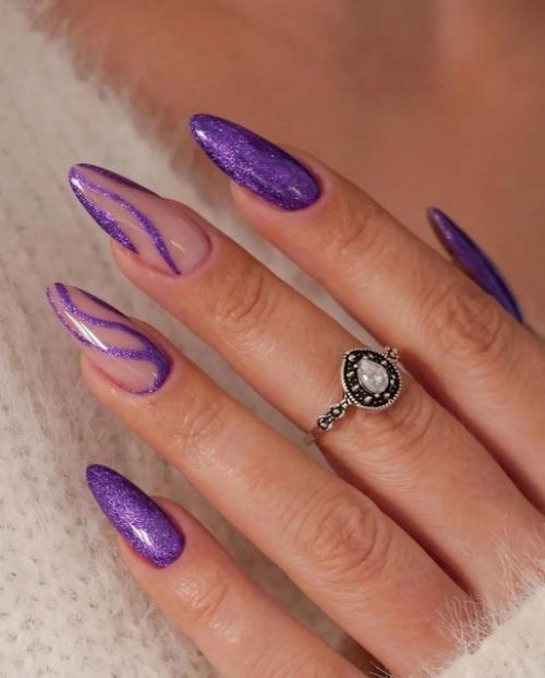 Идеи весеннего маникюра на овальные ногти. 06