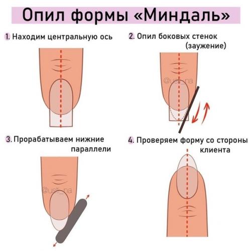 Подсказки по опилу формы миндаль. 07