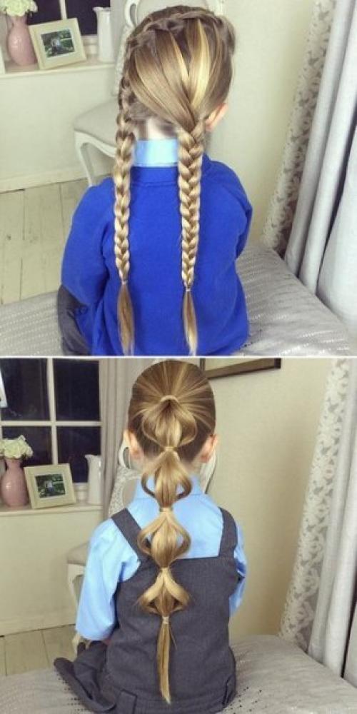 Прически для маленьких модниц! 01