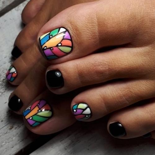 10 оригинальных идей дизайна педикюра, для милых дам. 02