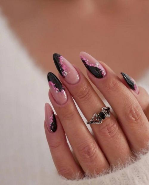 Идеи весеннего маникюра на овальные ногти. 05