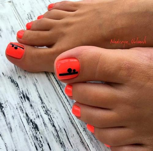 10 оригинальных идей дизайна педикюра, для милых дам. 03