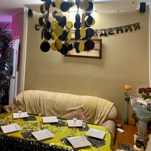 В этот юбилей я решила всё сделать в одном формате Черно - Золотой стиль. 01