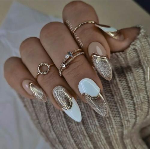 Подборки маникюра на длинные ногти. 02