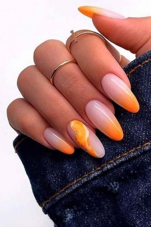 Оранжевая и такая весенняя подборка. 06