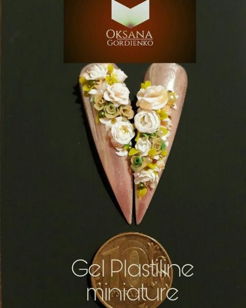 Миниатюра.  Лепка гель пластилином. 01