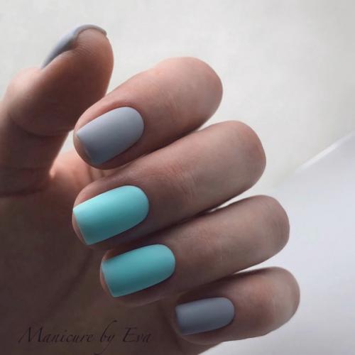 Матовые ноготки всегда обладают магнетической притягательностью - так и хочется потрогать их вельветовую поверхность. 04