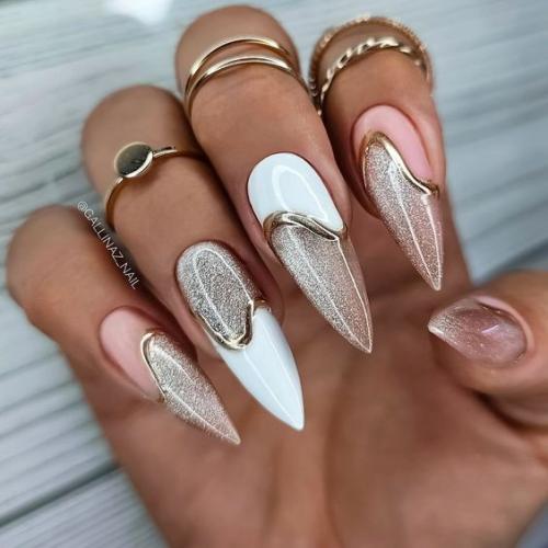 Невероятно красивый маникюр, на длинные ногти. 06