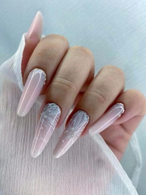Невероятно красивый маникюр, на длинные ногти. 05