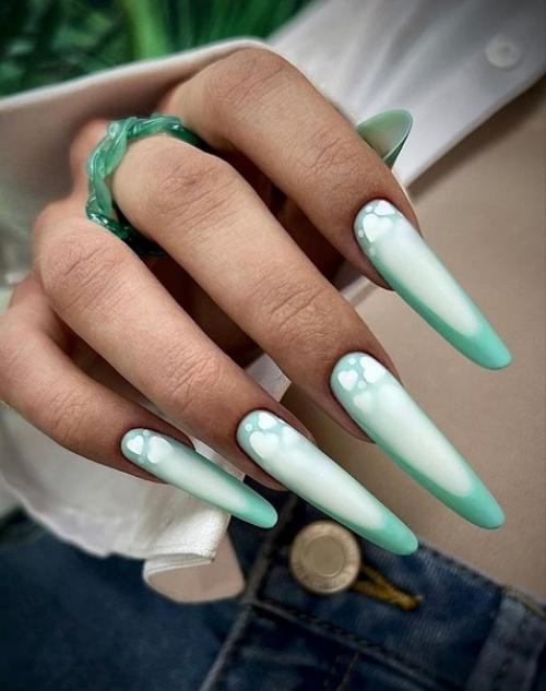 Невероятно красивый маникюр, на длинные ногти. 04