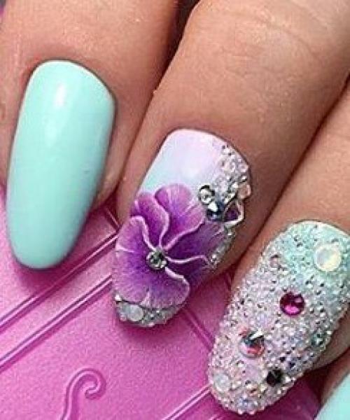 Анонимно!  Девочки, сколько вы берете за 3d дизайн 1 ноготка? 01