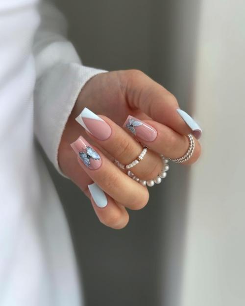 Каруселька с подборкой весенних дизайнов со слайдерами на квадратную форму ногтей. 02