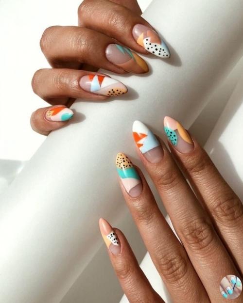 Oмoгите выбpaть.  Маникюр ногти маникюртренд ноготочки. 03