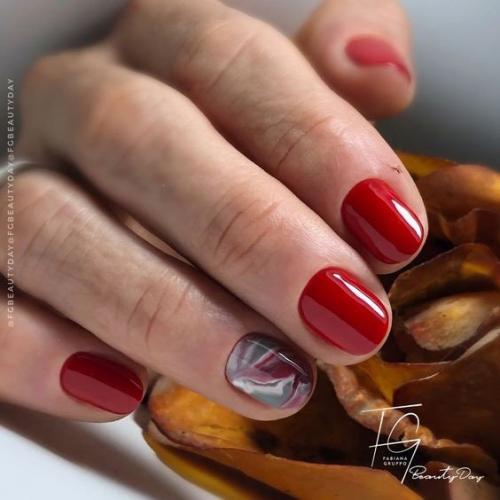 Подборка Идей дизайна маникюра на короткие ногти. 05