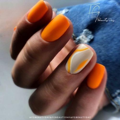 Подборка Идей дизайна маникюра на короткие ногти. 07