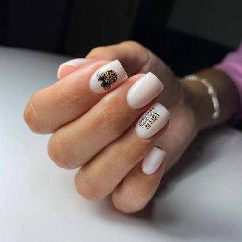 Идеи молочного маникюра. 02