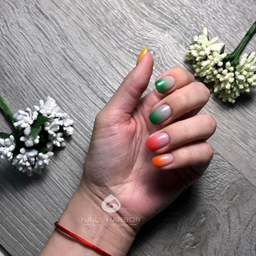 Маникюр омбре в своём разнообразии. 08