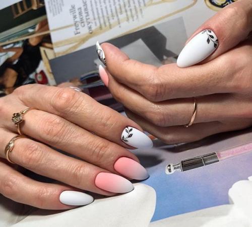 Подборка маникюра в белом цвете. 05