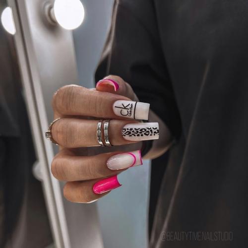 Подборка маникюра на квадратные ногти! 05