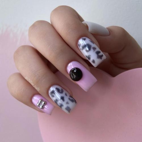 Подборка маникюра на квадратные ногти! 06