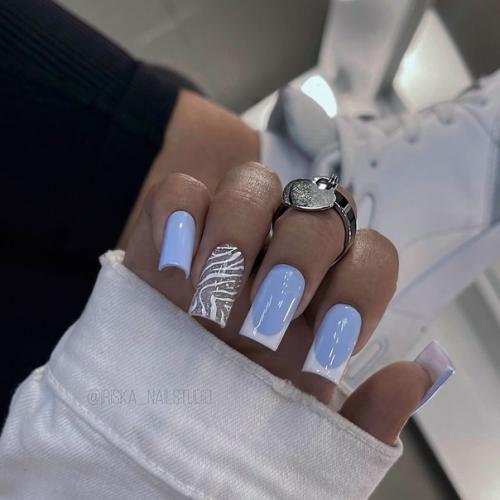 Подборка маникюра на квадратные ногти! 03