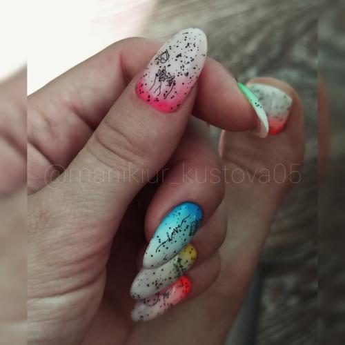 Ну вот и готов мой маникюр села я в 21: 00 а закончила 01: 30 но я прям кайфую не жалко потраченого времени. 01