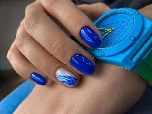 Какие варианты летнего маникюра самые модные: летний маникюр 2021-2022, фото, идеи летнего маникюра. 09