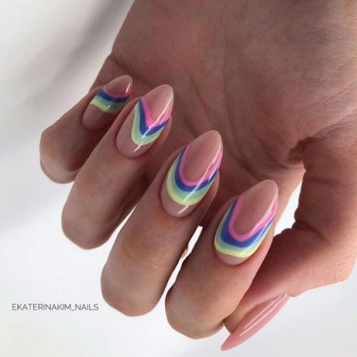 Какие варианты летнего маникюра самые модные: летний маникюр 2021-2022, фото, идеи летнего маникюра. 07