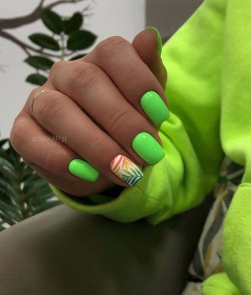 Какие варианты летнего маникюра самые модные: летний маникюр 2021-2022, фото, идеи летнего маникюра. 04