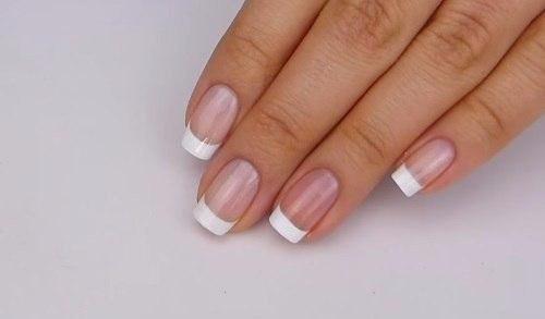 Французский маникюр маркером (пошаговый урок). 01