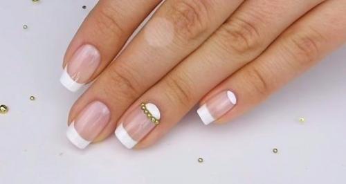 Французский маникюр маркером (пошаговый урок). 04