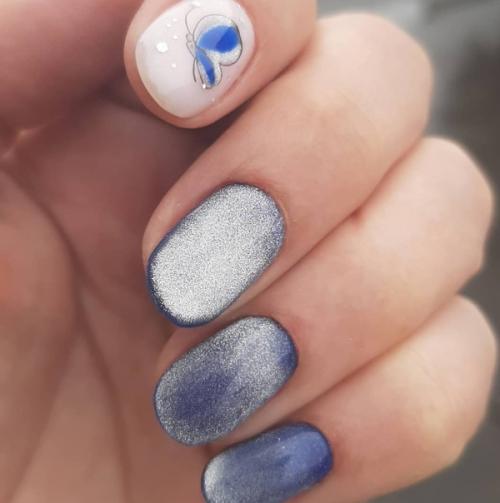 Мой маникюр в стихах (стихи в комментариях к фото), на память, что целый год я ходила его делать. 04