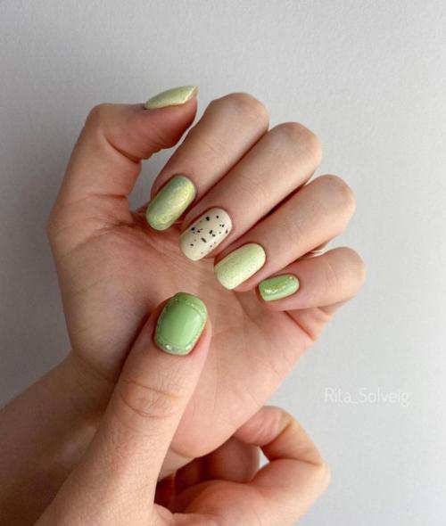 Подборка идей на короткие ногти. 02