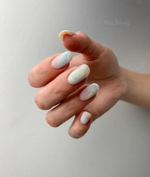 Подборка идей на короткие ногти. 08