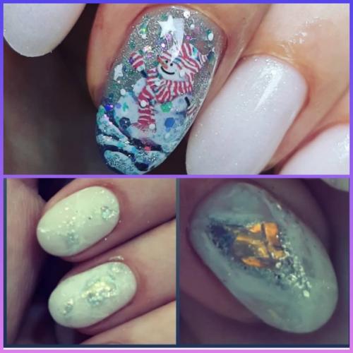 Мой маникюр в стихах (стихи в комментариях к фото), на память, что целый год я ходила его делать. 09