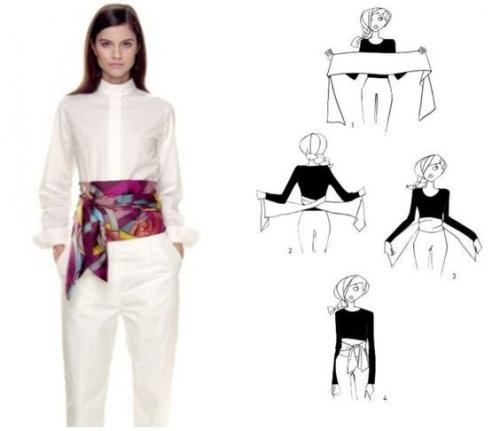 Шейный шелковый платок - это чудесный аксессуар. 02