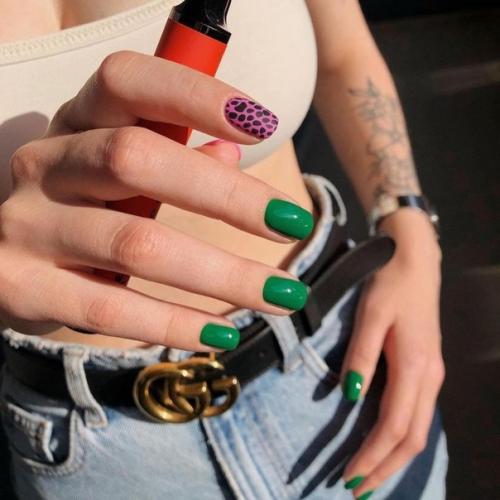 Подборка идей на короткие ногти. 05