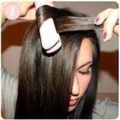 Мы делаем кудряшки при помощи утюжка! 01