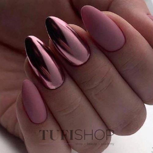 Модный матовый маникюр - отличная альтернатива блестящим глянцевым ногтям. 05