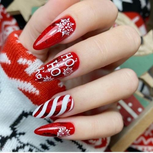 Любимый красный на ваших ноготках. 05