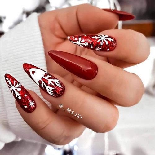 Маникюр на январь, 2024 год. 05