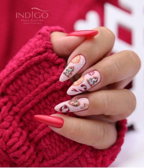 Любимый красный на ваших ноготках. 02