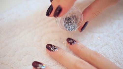Три идеи новогоднего маникюра. 08 Три идеи новогоднего маникюра. 08