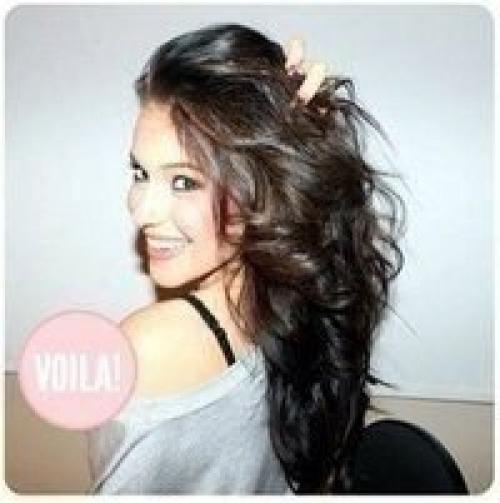 Мы делаем кудряшки при помощи утюжка! 05