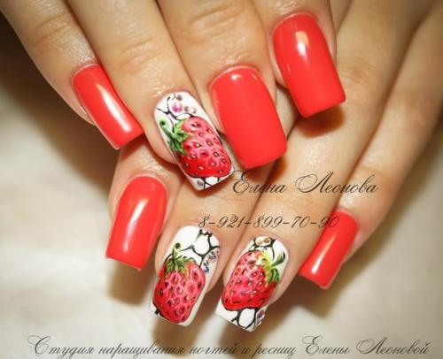 Дизайны на короткие ногти. 02